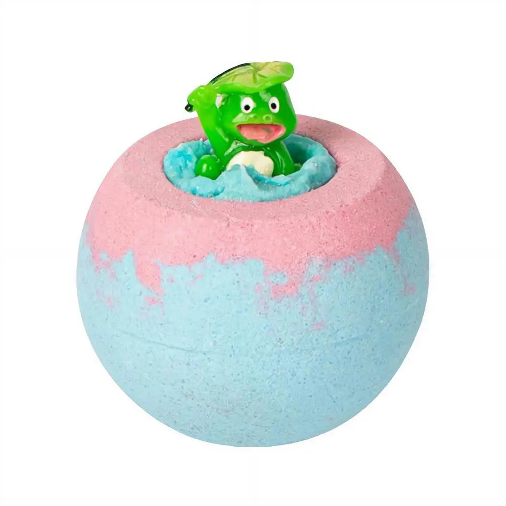 Kids Bath Bombs with Surprise Inside, Fizzy Spa Balls Gift Set with Animal Toys, Educational, Fun Relaxing Holiday Gift for Kids