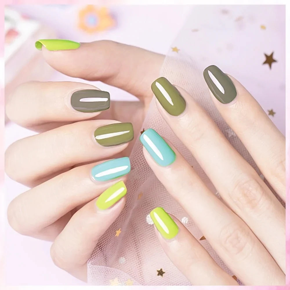 6pcs Venalisa Construction Gel Kit Stronger Jelly Color Reinforce Natural Nail Varnish Rubber Base Color Series Nude Collection