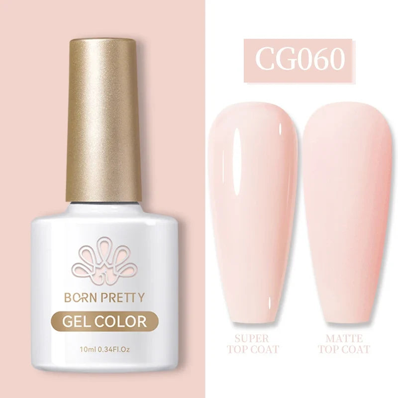 BORN PRETTY 10ml Clear Blooms Gel Polish UV LED Soak Off Nail Art Polish for Spreading Effect Marble Nail Polish Gel Painting