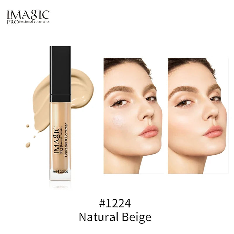 IMAGIC Eye Concealer & Base 6 Colors Full Coverage Suit for All Color Skin Face / Eye Makeup Liquid Concealer