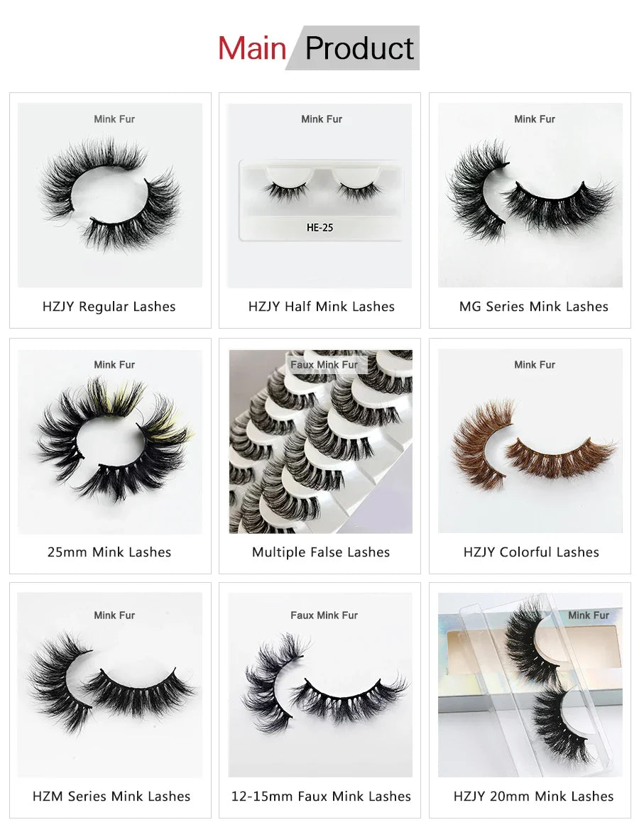 Dropshipping 7/10 Pairs Eyelashes Natural Long 3D Lashes Fluffy Volume  False Eyelashes Cruelty Free Wispy Lashes Makeup Cilios