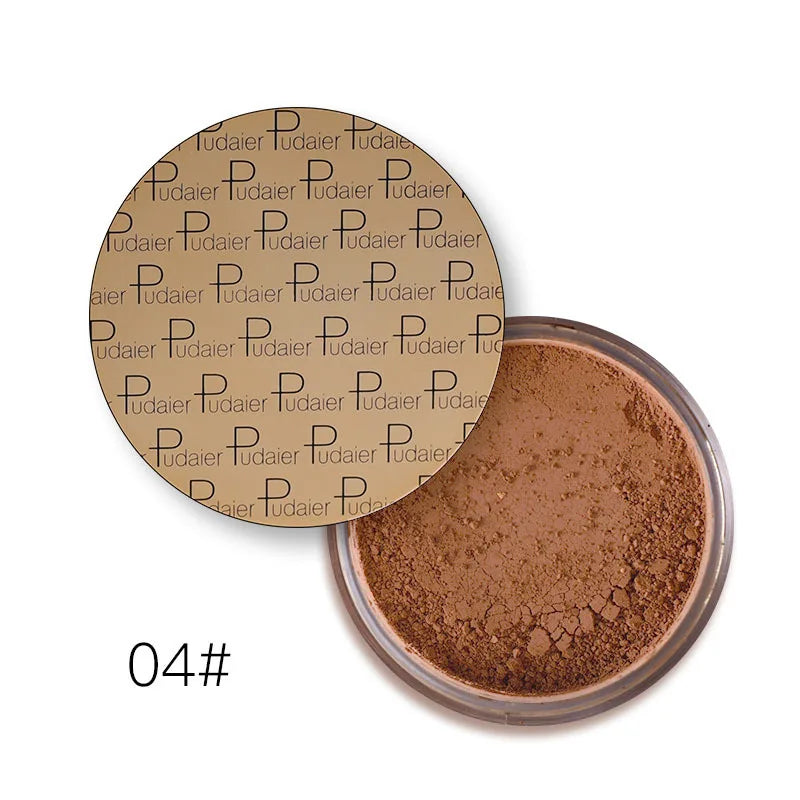 8 Color Long-Lasting Oil Control Matte Loose Face Powder - Invisible, -Matte Finishing Powder For Setting Foundation Makeup