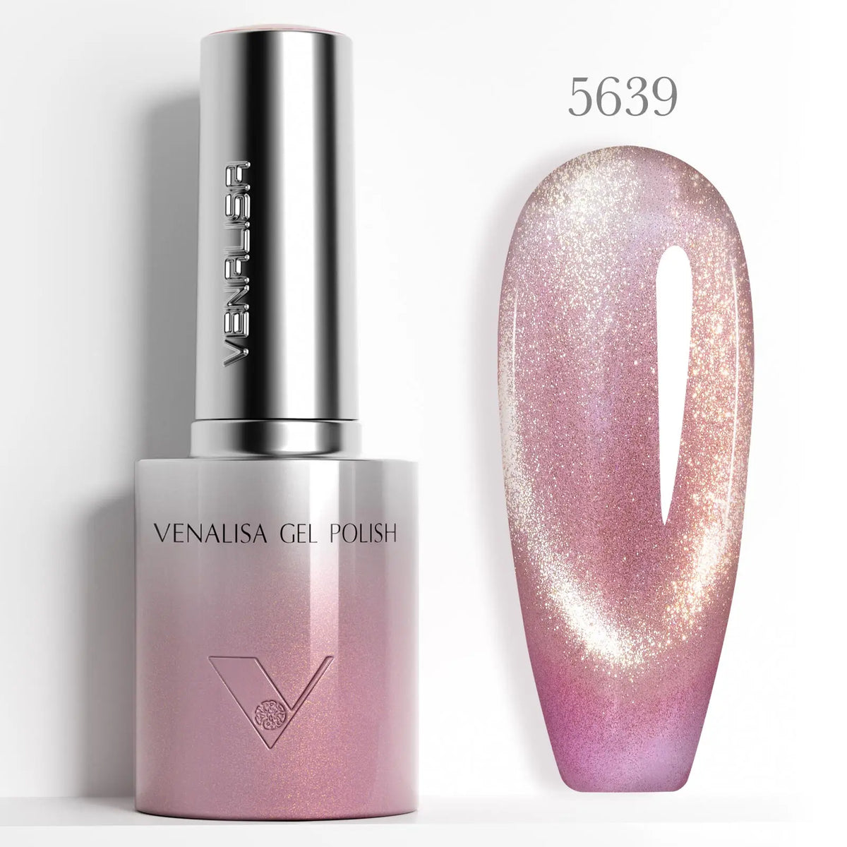 1/5pcsVenalisa Hema/TPO Free Cat Eye Gel Magnet Ultra Flash Nail Gel Polish Diamond Sparkle Soak Off UV LED Varnish Nail Gel