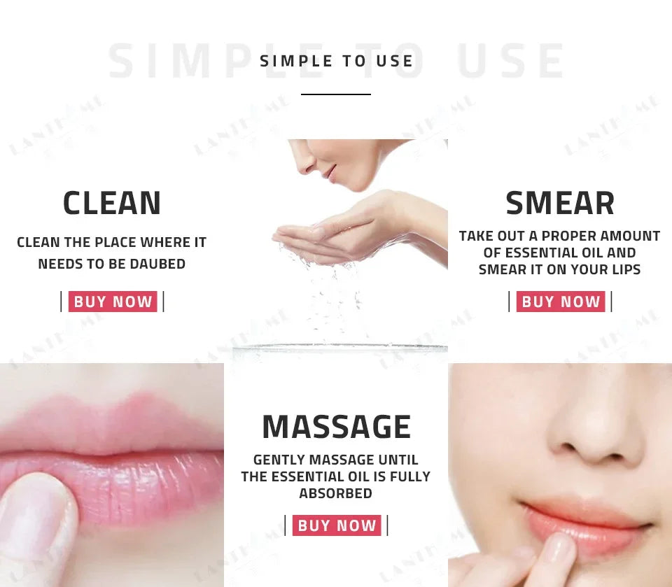 Instant Lip Plumper Serum Lip Plumping Oil Long Lasting Moisturizing Essence Removal Dead Skin Reduce Fine Lines Gloss Lip Care