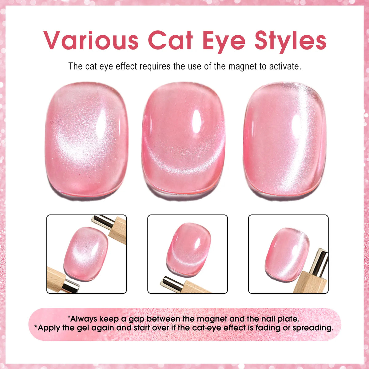 CANNI VIP Kit Hema Free Nail Gel Polish Crystal Cat Eye Sparkle Diamond Semi Permanent Soak Off UV LED Gel Varnish 9ml*8pcs