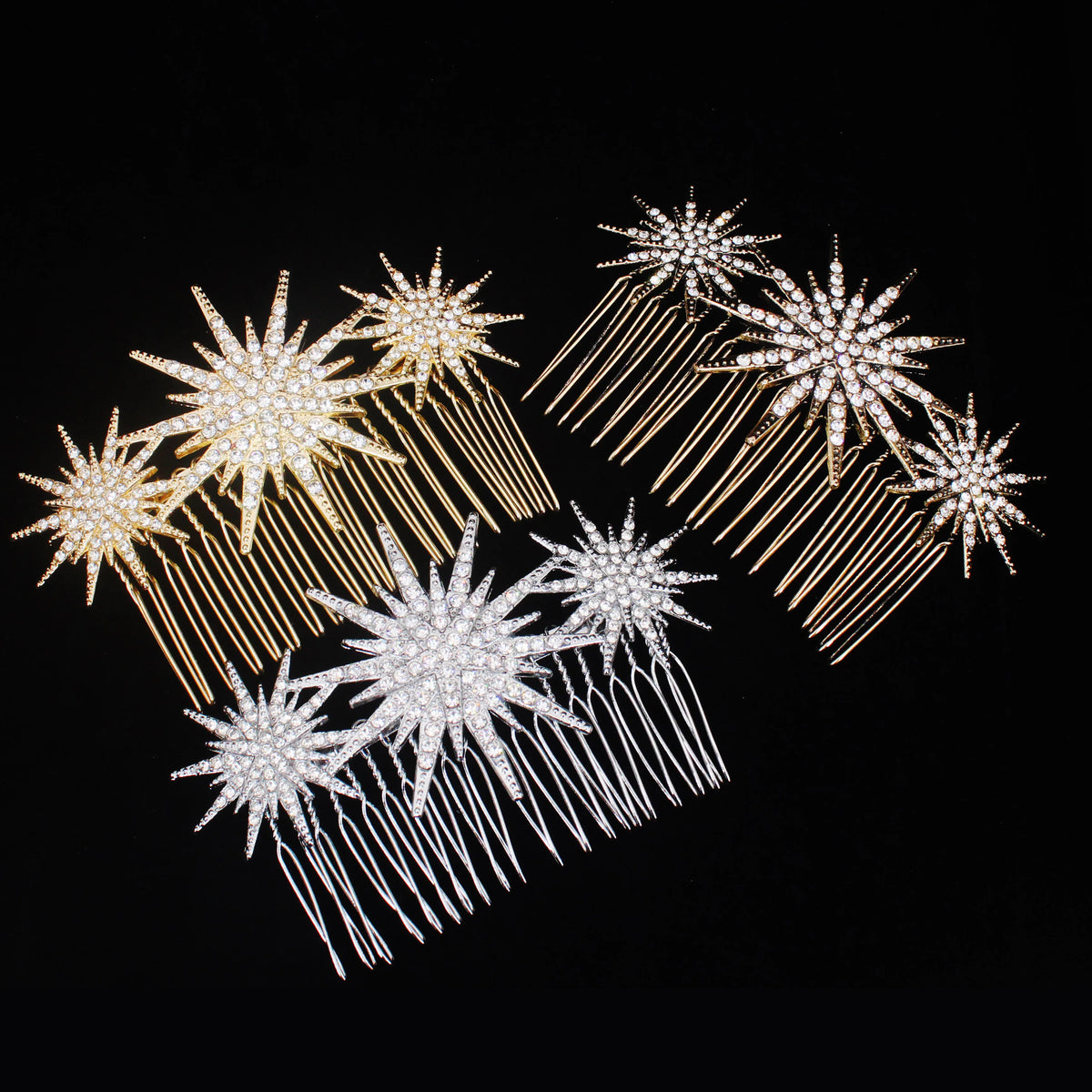 Floral Pearl Rhinestone Hair Comb Elegant Metal Leaf Bridal Hair Clip Pins Wedding Hair Accessory for Bride Updo Hairstyle