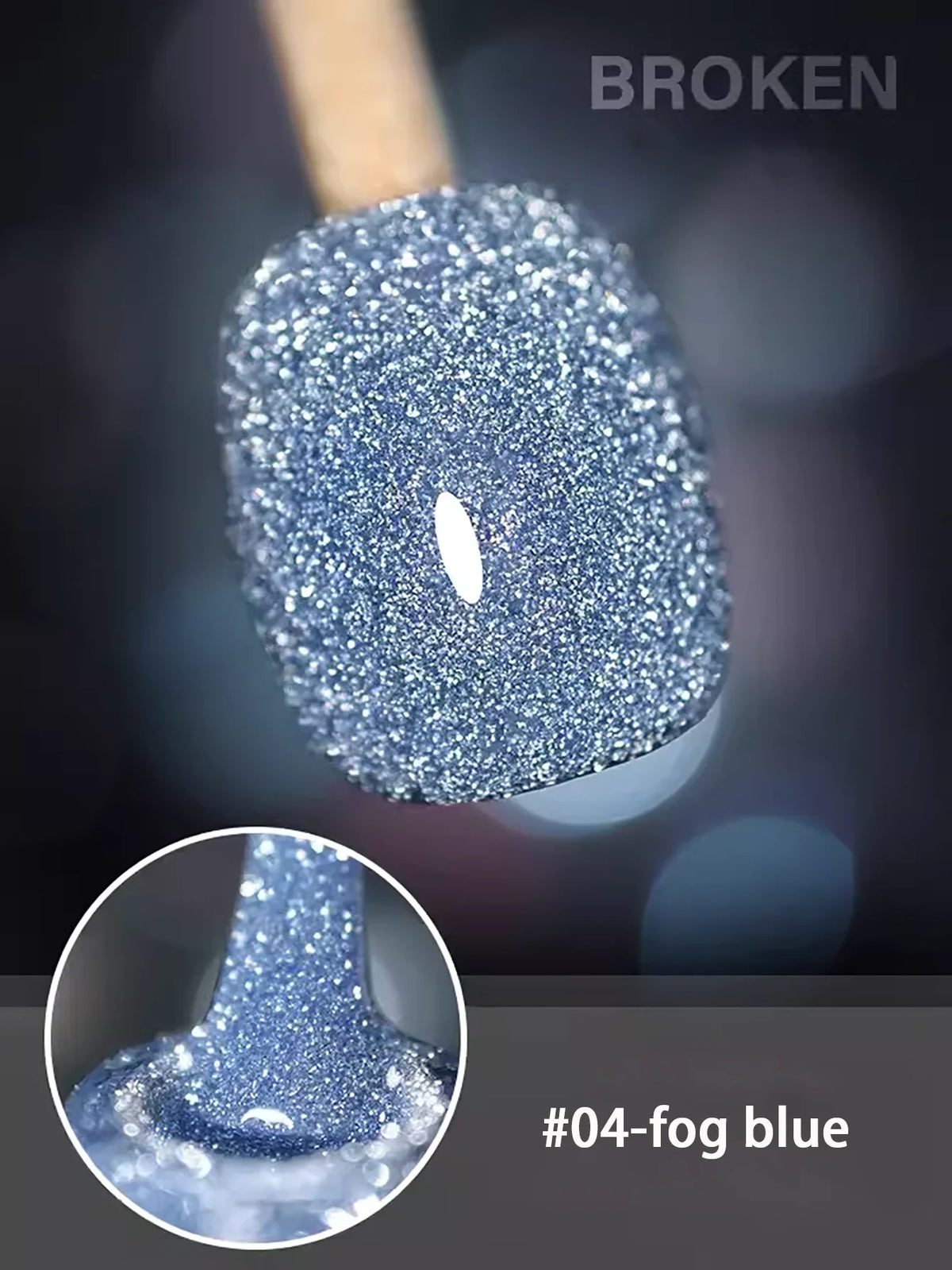 1-12pcs Wine Red Flash Crushed Strobe High Density Diamond Glitter Gel Nail Polish Black Nails Red Nails White Nails