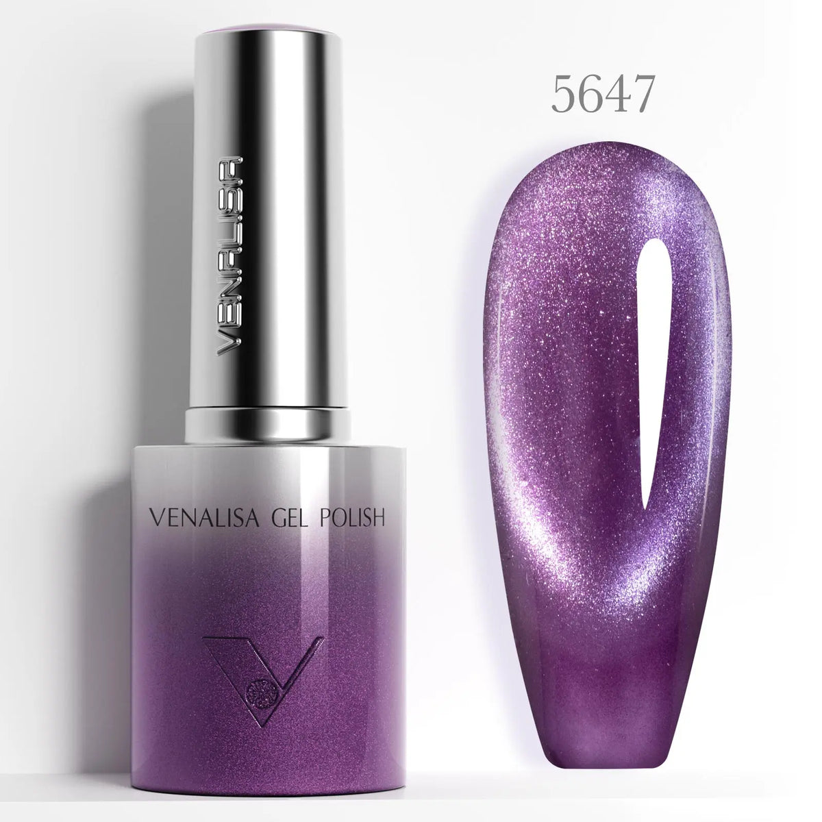 1/5pcsVenalisa Hema/TPO Free Cat Eye Gel Magnet Ultra Flash Nail Gel Polish Diamond Sparkle Soak Off UV LED Varnish Nail Gel