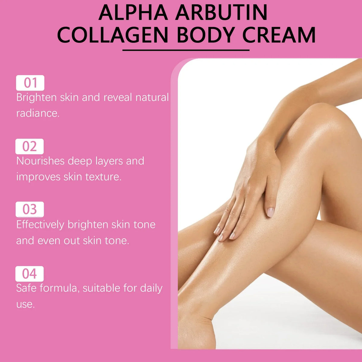 Alpha Arbutin Body Cream Repair Rough Dullness Anti Drying Body Moisturizer Uv Protection Reduce Melanin Skin Brightening Lotion