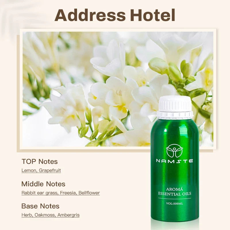 500ML Air Freshener Essential Oil Diffuser Refill Air Purifier for Hotels Electric Aromatic Oasis Humidifier Car Smoke Generator