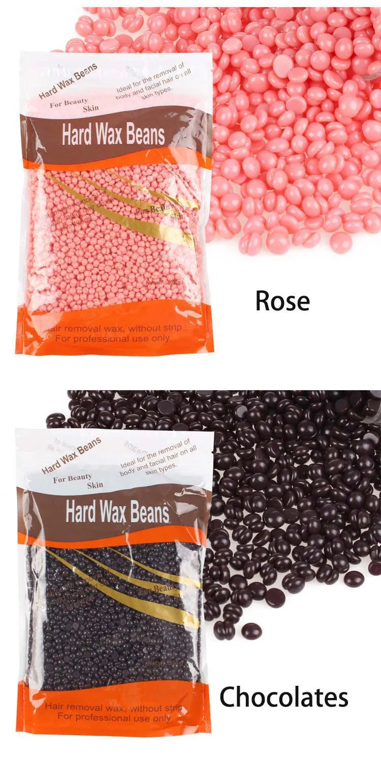 50g Hot Wax Hair Removal Depilatory Waxing Wax Beads for Wax Heater Painless for Body Hairs Removal Beans