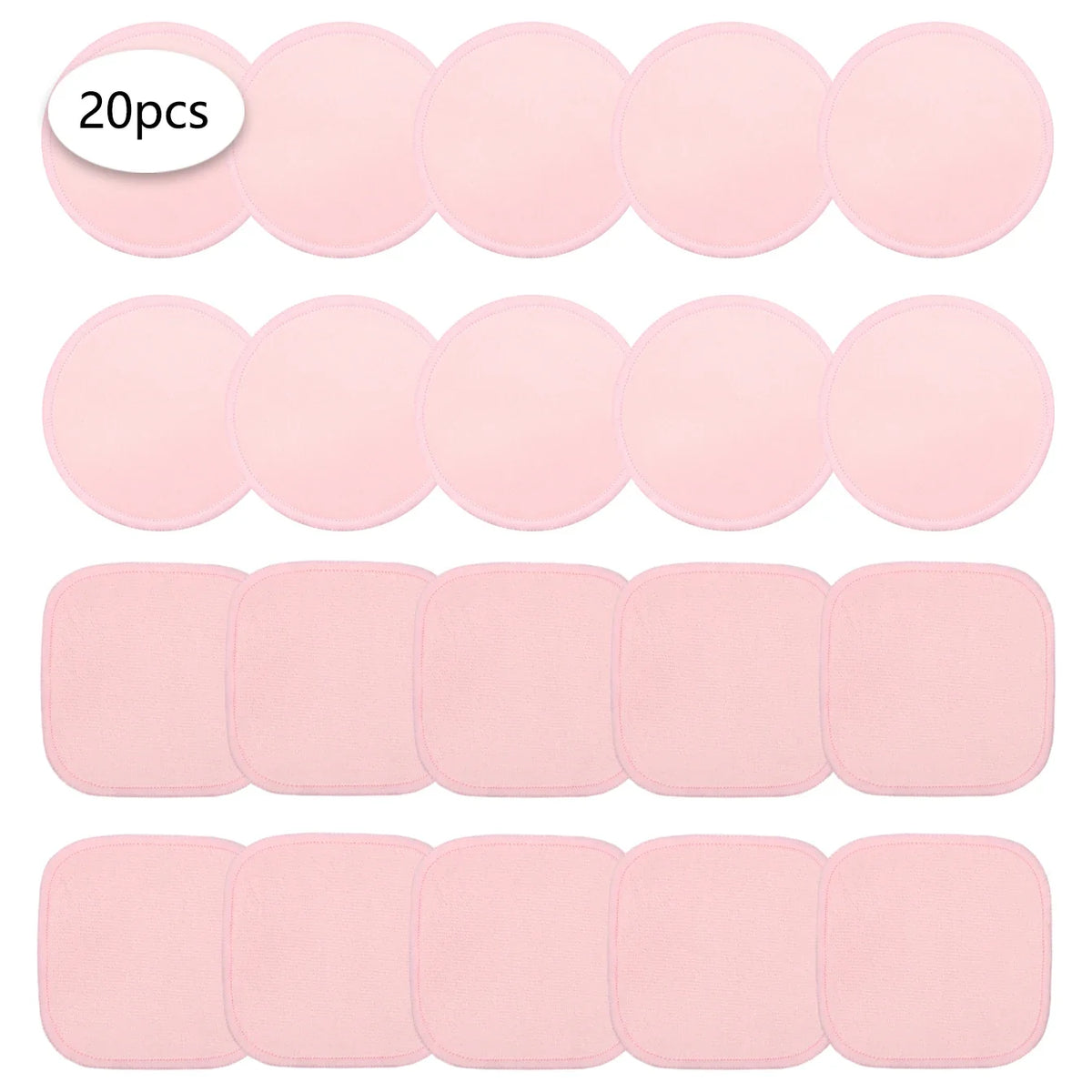 10/20/30 Reusable Makeup Remover Pads, a Gentle Facial Cleansing Sponge Suitable for All Skin Types, Odorless, Beauty Tool