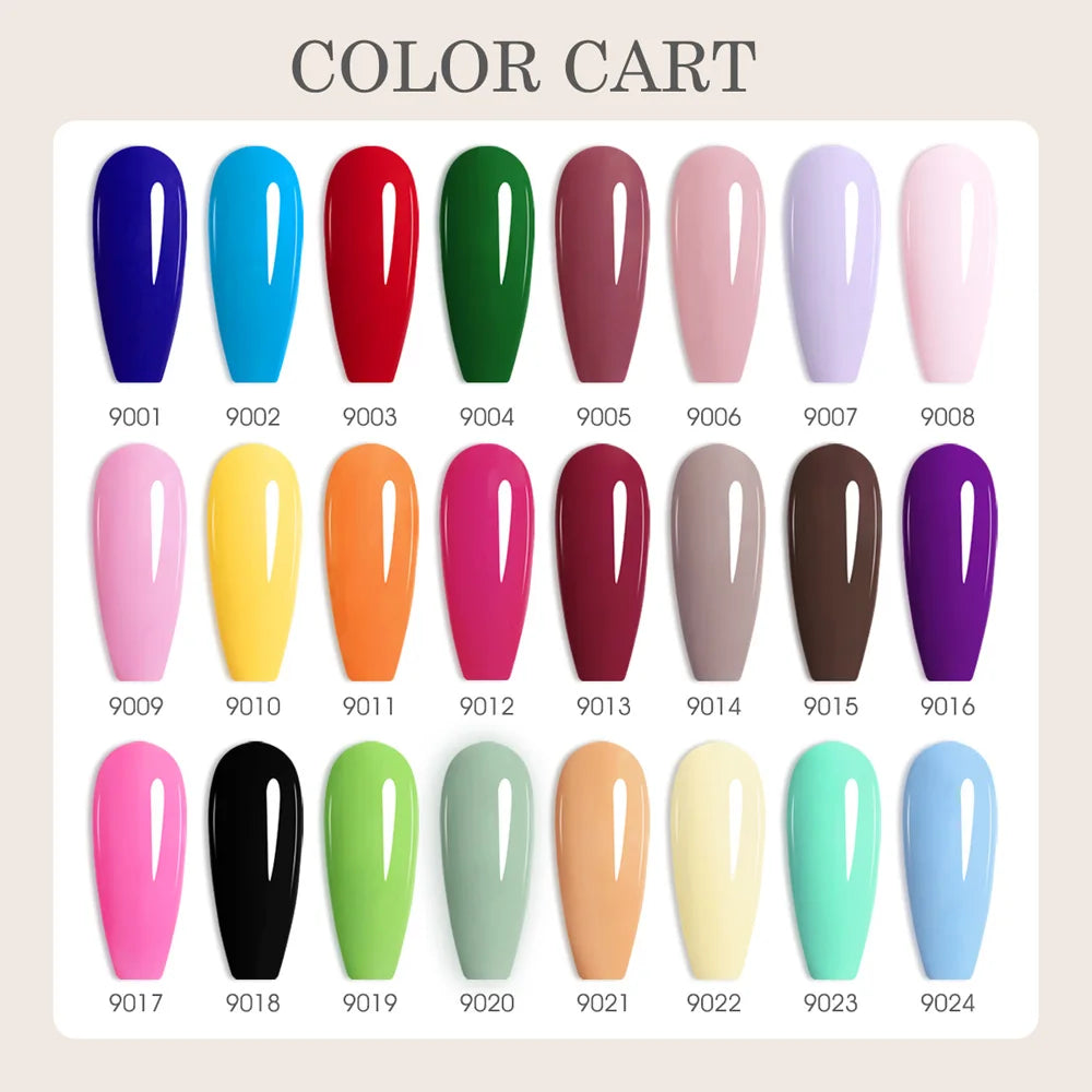 CANNI 9ML Kit Nail Gel Polish HEMA/TPO FREE Full Coverage 30pcs Color Gel Pigment Professional Nail Art Long-lasting Gel Varnish