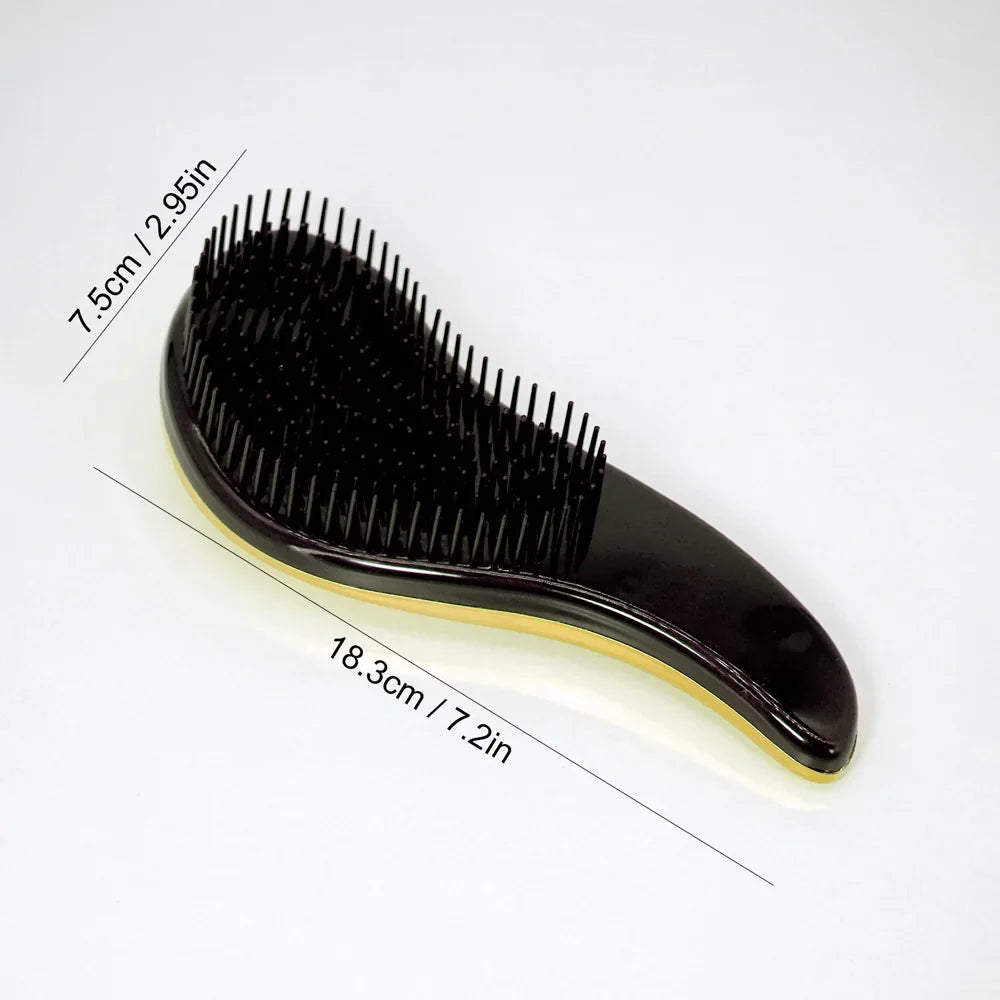 1pc Mini Personalised Magic Detangling Comb Anti-static Massage Tangle Detangle Hairbrush Custom Comb Barber Hair Styling Tool
