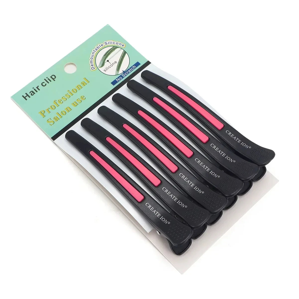 6Pcs Salon Alligator Hair Clips Traceless Hairdressing Clips Claws Section Barbershop Beauty Styling Tools Hairpin Accessories