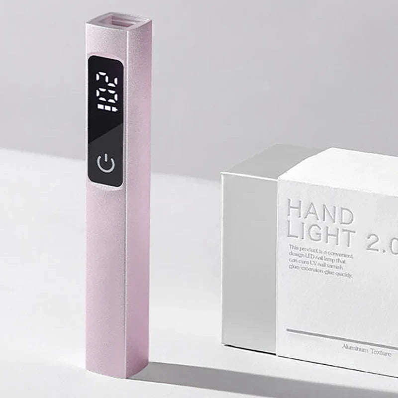 Handheld UV Led Nail Lamp Portable Rechargeable Mini Nail Dryer For Curing Nail Gel Polish Manicure Flashlight for Nail Salon