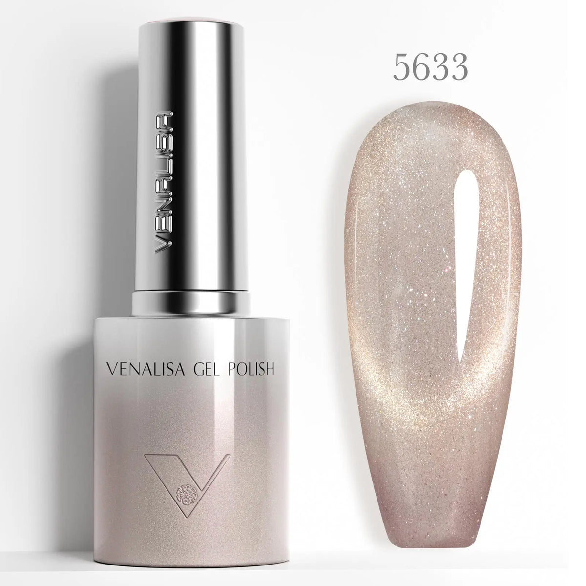 1/5pcsVenalisa Hema/TPO Free Cat Eye Gel Magnet Ultra Flash Nail Gel Polish Diamond Sparkle Soak Off UV LED Varnish Nail Gel