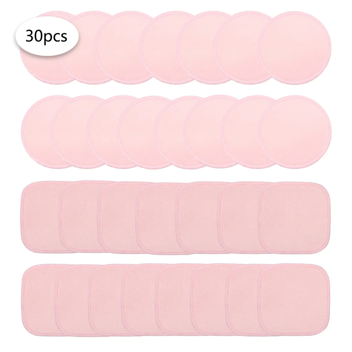 10/20/30 Reusable Makeup Remover Pads, a Gentle Facial Cleansing Sponge Suitable for All Skin Types, Odorless, Beauty Tool