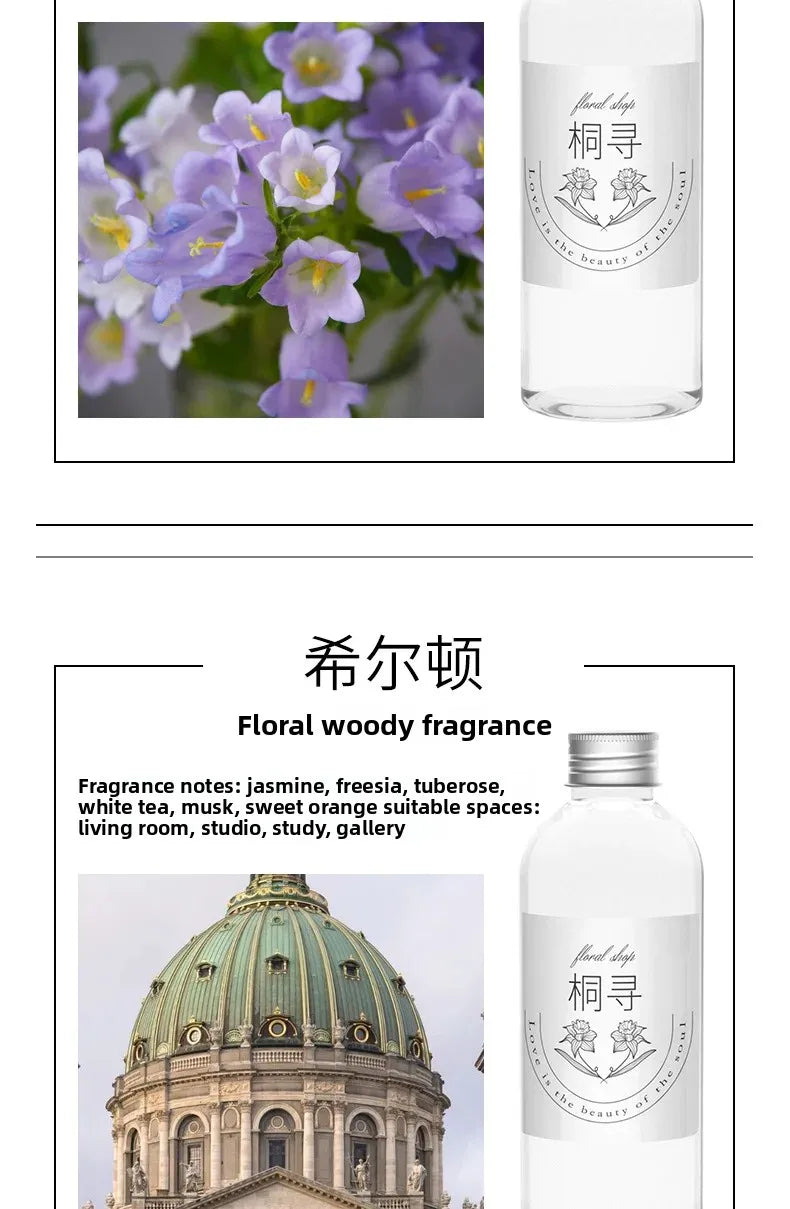 500ml/200ml For Aromatic Diffuser Shangri-La /Ebony /Hilton/Lavender Aromatherapy Essential Oil Supplement Liquid Fragrance Oil