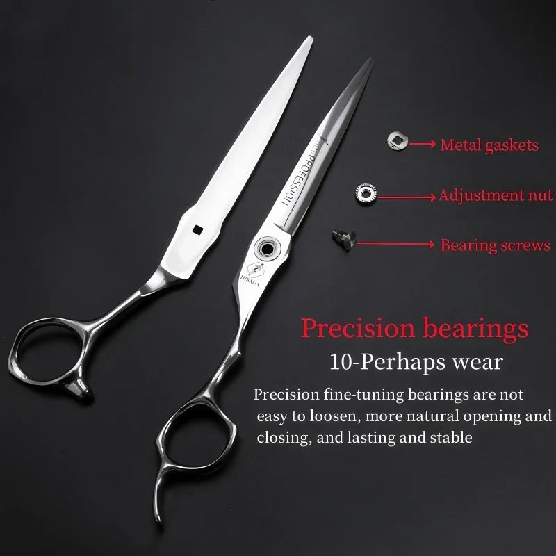 HISADA Hairdressing Scissors Professional Barber Scissors 6.0 Inch Scissors VG10 Material Professional Barber Scissors