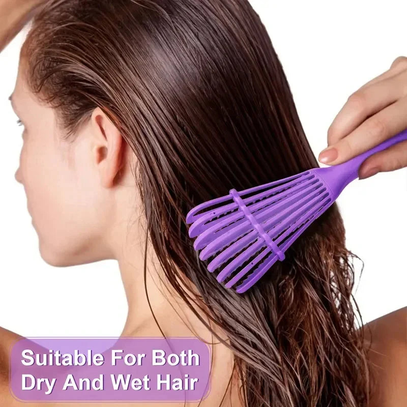2pcs/set Profesional Hairbrush with Spray Bottle Scalp Massage Hair Care Soft Comb Mist Spray Bottle Salon Hair Styling Tools