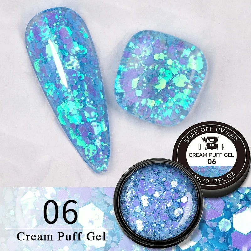 AWStorG 5ML Super Silver Metallic Gel Nail Polish Metal Effect Painting Gel Chromes Varnis Semi Permanent for Nail DIY