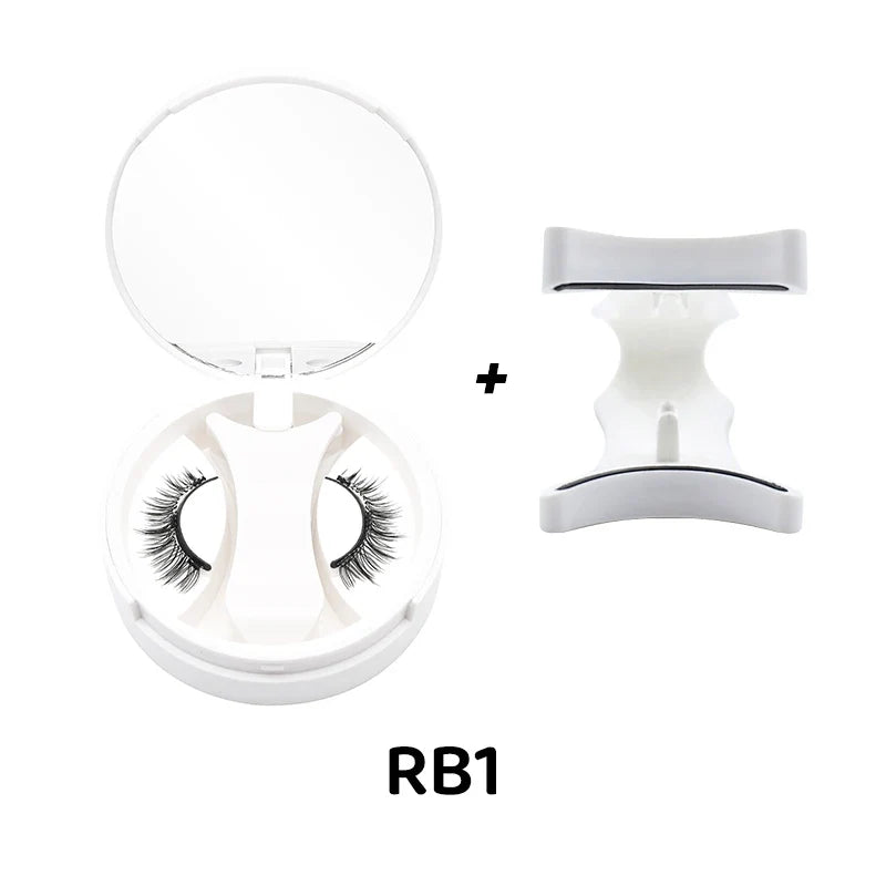 3D Magnetic Eyelashes Kit Reusable Natural Magnetic False Eyelashes Set No Glue Needed Magnet Lashes with Applicator Magnetic