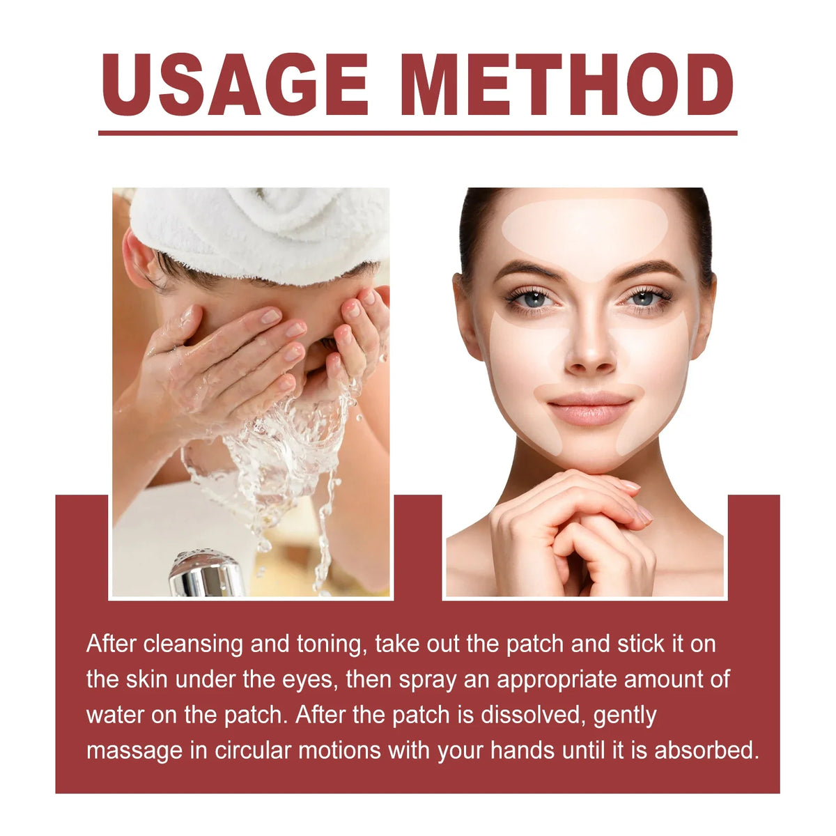 Collagen Membrane Set Paper Soluble Facial Mask Cheek Sticker Forehead Patch Fade Smile Lines Patches Tightening Skin Care