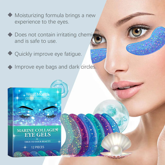 Collagen Firming Eye Mask Anti Dark Circles Nourishing Eyes Bags Removal Fade Fine Lines Repair Lifting Moisturizing Eye Patches