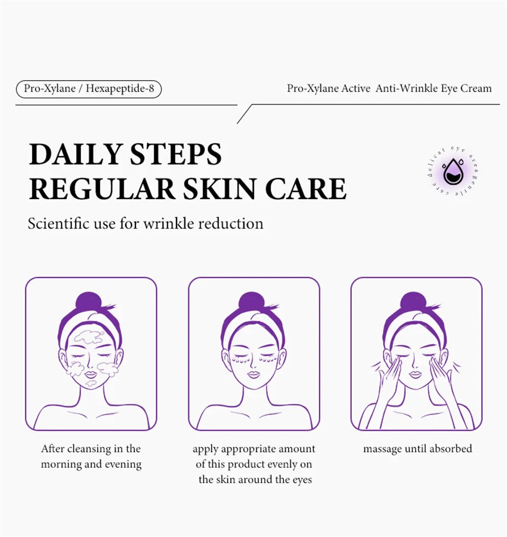 Instant Eye Bag Removal Cream Collagen Anti-Wrinkle Fade Fine Lines Firming Skin Anti Dark Circle Puffiness Brighten Eye Care