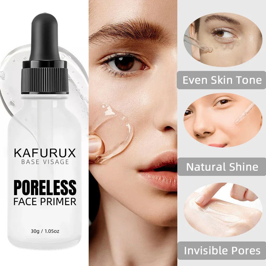 1PC Face Primer Moisturizing Transparent Jelly Lotion Invisible Pores Facial Correcting Foundation Base Korean Makeup Gifts
