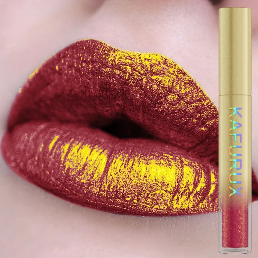 14 Colors Sparkling Shine Lip Glaze Glitter Metallic Long Lasting Lip Gloss Waterproof Liquid Lipstick Makeup Lip Oil Gifts
