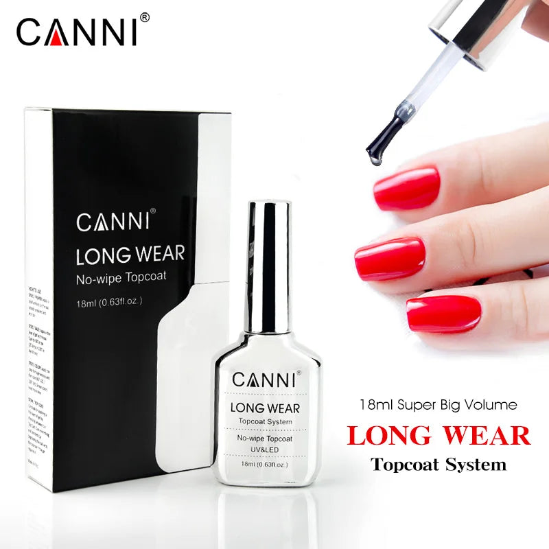 Canni Jelly Pink Nail Gel Polish French Nail Nude Color Gel Varnish Long Wear Diamond No Wipe TopCoat Nail Manicure Nail Lacquer