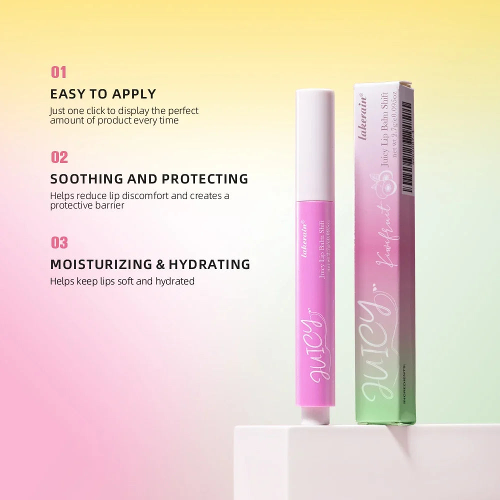 Color Change Juicy Lip Balm Shift Ph Color Changing Lip Balm Long Lasting Moisturizing Lipstick all change to pink lips makeup
