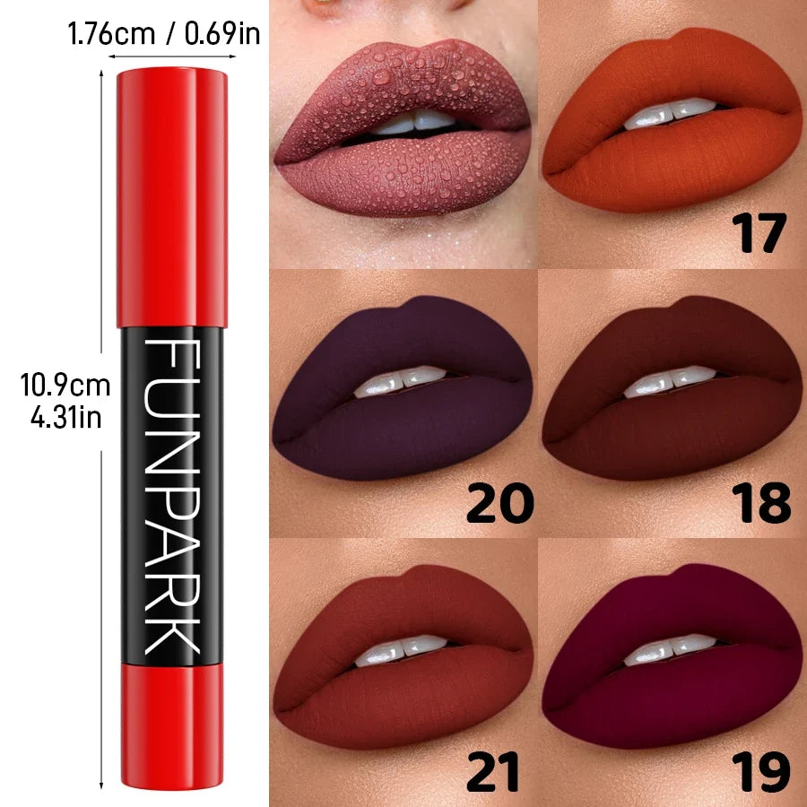 21 Colors Waterproof Lip Liner Pen Velvet Finish Smooth Lipstick for Defined and Elegant Lips Makeup for Women Gifts Lip Tints