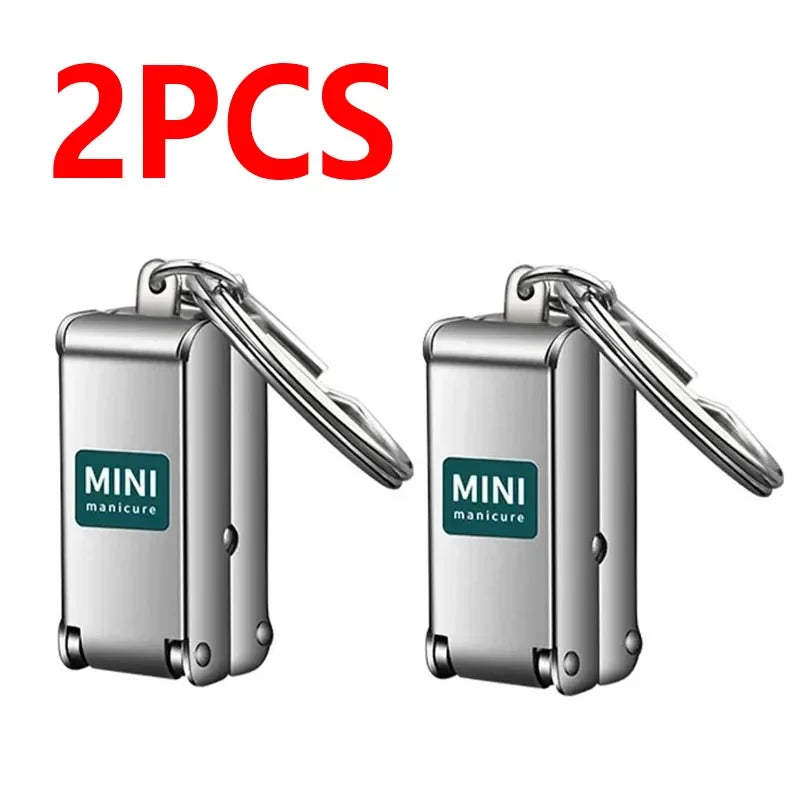 '-2026New Products，1-4pcs Nail Clippers Collapsible Portable Travel Fingernail Nail Scissors Cutter Stainless Steel ManicureTools