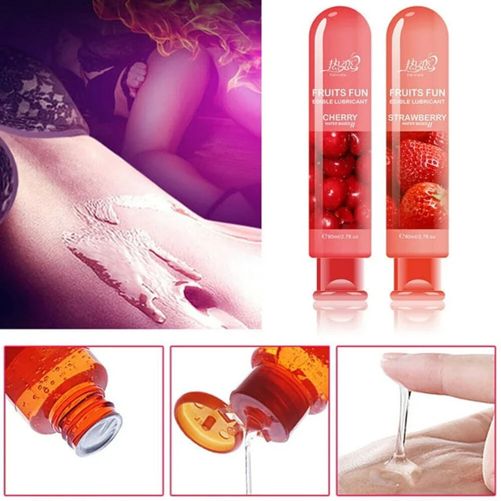 Adult Sexual Body Smooth Fruity Anal Vagina Lubricant Gel Sex Toy Health Product Perfect To Warm Up Sensual Massage Lubrication