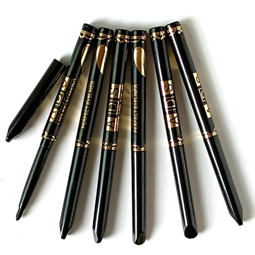 3Pcs Quick-dry Eyeliner Pencil Lasting Smooth Matte Eye Liner Waterproof Anti Smudge Liquid Eyeliner Pen Eyes Makeup Cosmetics