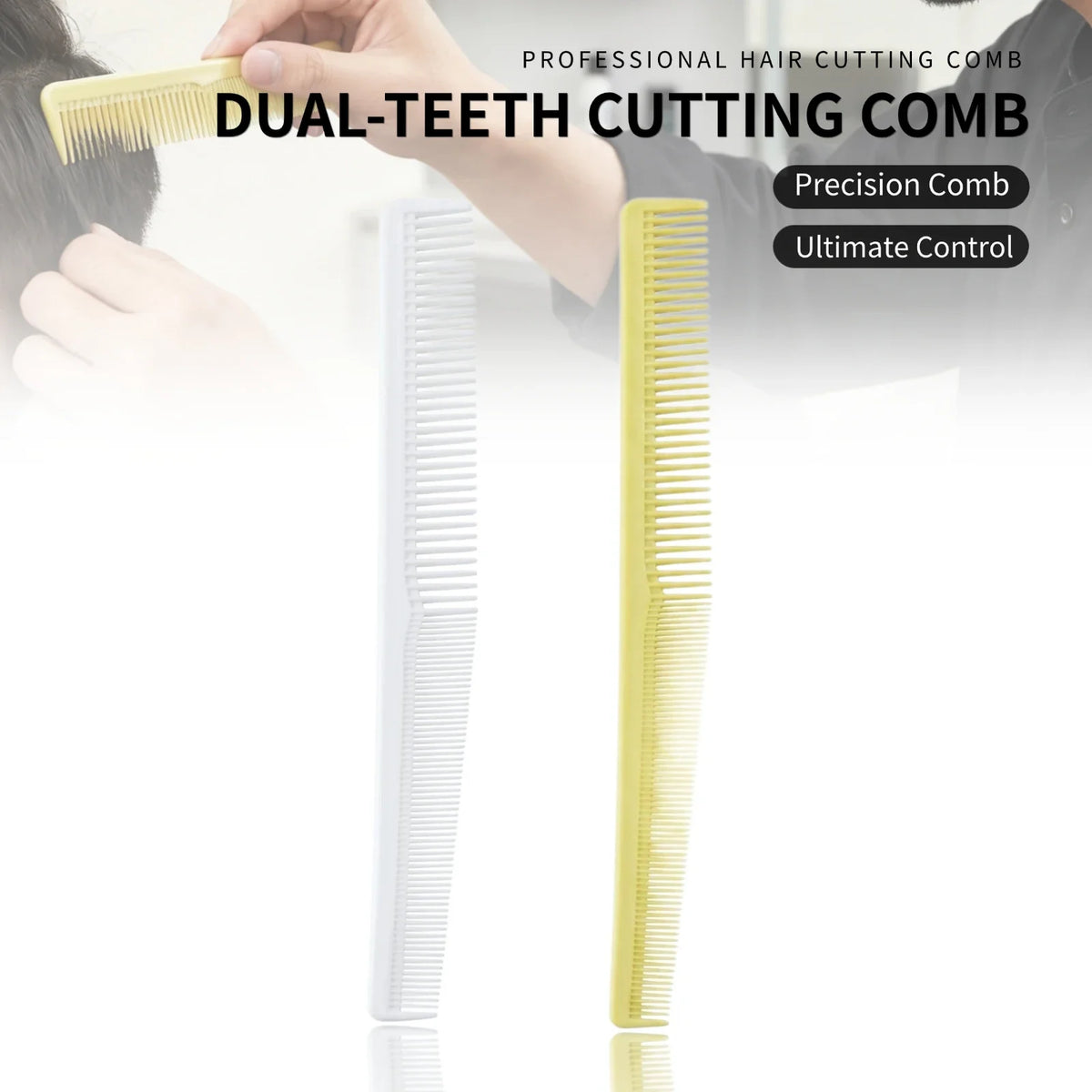 2/8PCS Pro Barber Fade Haircut Combs Anti-static Hair Clipper Combs For Men Wide Fine Tooth Taper Combs Salon Styling Tools