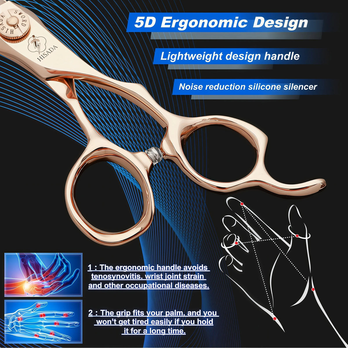 Hairdressing Scissors 6.0, 6.5, 7.0 Inch Tijeras Peluquería Profesional, VG10 Material, Japonesa Artesanal, Professional Scissor
