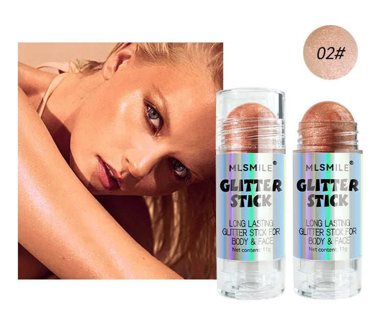 4 Colors Brighten Highlighter Bar Cosmetics Face Contour Bronzer Shimmer Highlighter Stick Body Highlighter Beauty Makeup