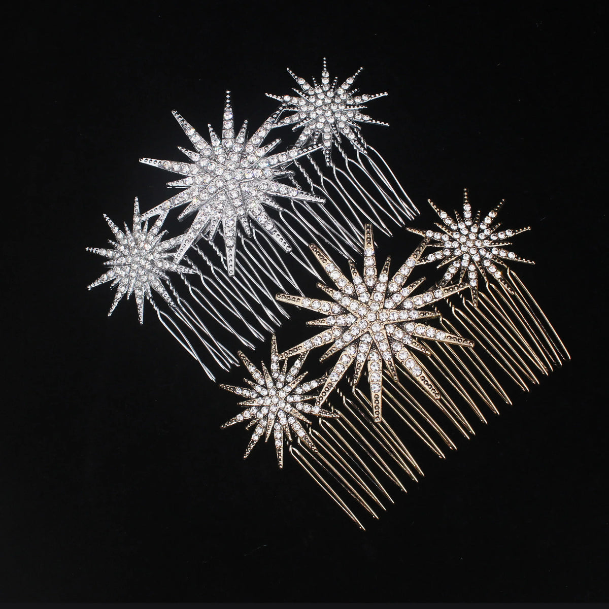 Floral Pearl Rhinestone Hair Comb Elegant Metal Leaf Bridal Hair Clip Pins Wedding Hair Accessory for Bride Updo Hairstyle