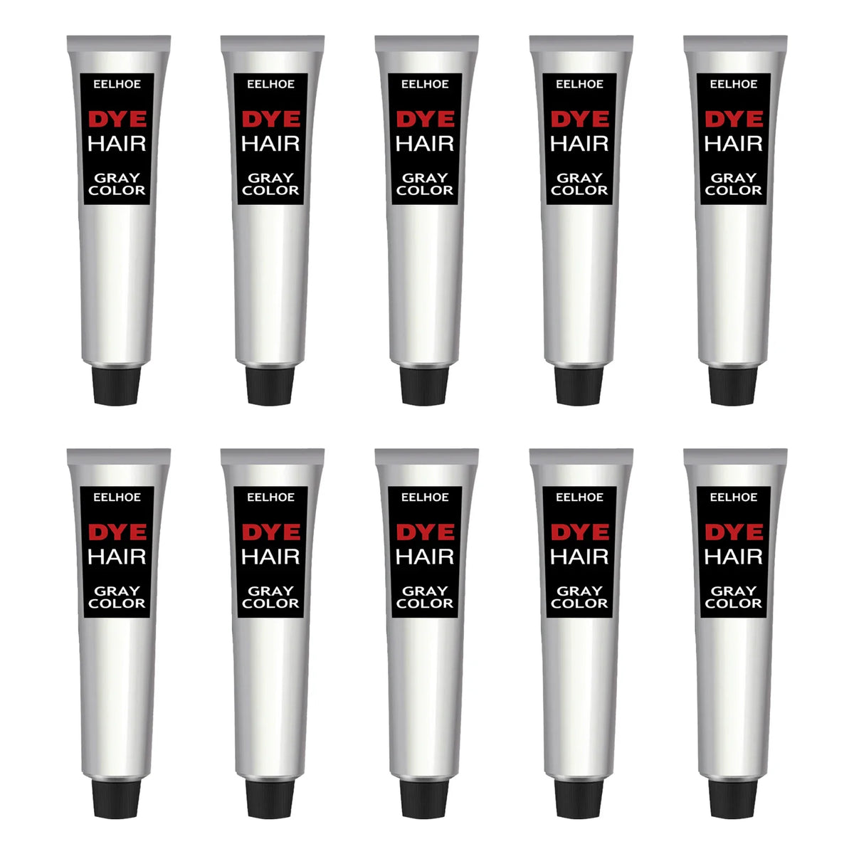EELHOE Gray Hair Dye Cream Dye Shampoo Covering Primary Color Easy To Get Started Professional Hair Dye Cream For Women Men