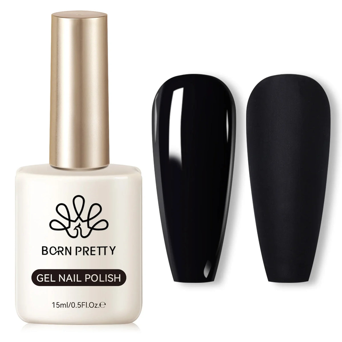 BORN PRETTY 15ml Nail Gel Polish Glitter Gorgeous Full Coverage Soak Off UV LED French Nail Art Jelly Nude Pink Varnish