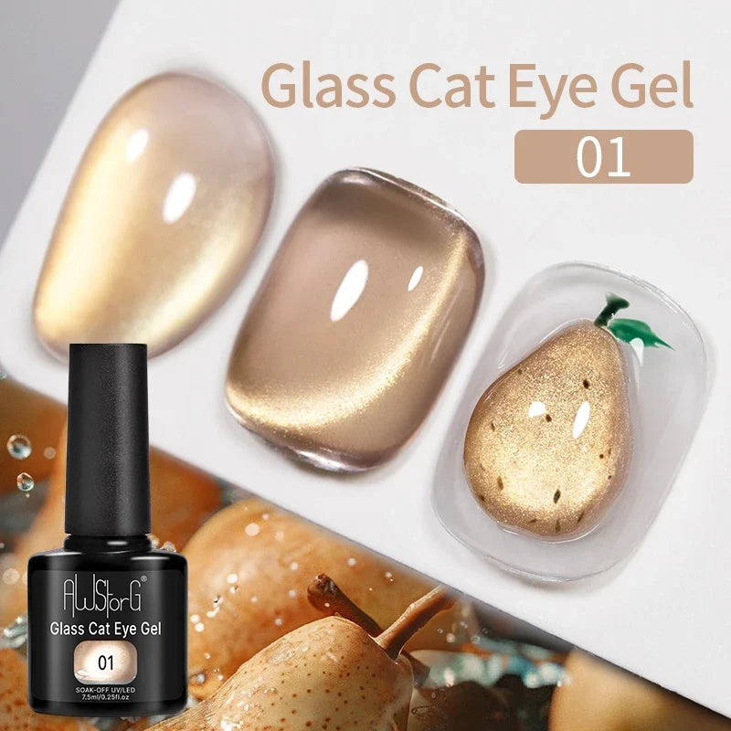 AWStorG 5ML Super Silver Metallic Gel Nail Polish Metal Effect Painting Gel Chromes Varnis Semi Permanent for Nail DIY