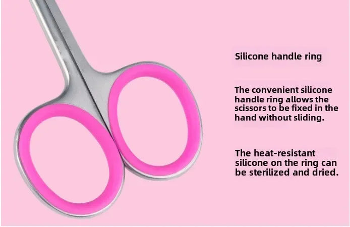 High Quality Warping Tip Cuticle Scissors anti-slippery handle Manicure Stainless Steel Nail skin Cuticle Trimmer Nippers