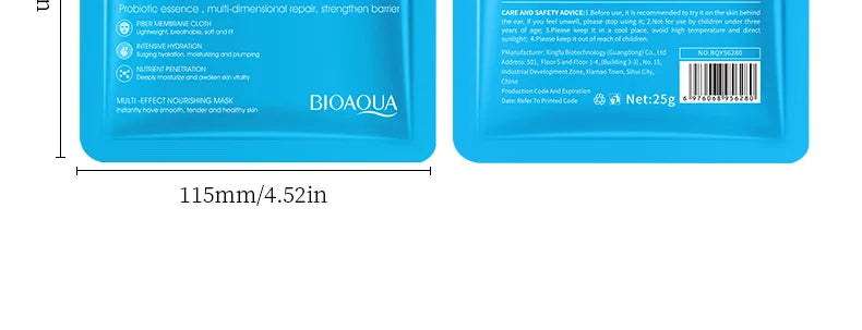6/12pcs BIOAQUA Caviar Grape White Truffle Face Mask Anti Wrinkle skincare Moisturizing Hydrating Facial Masks Skin Care