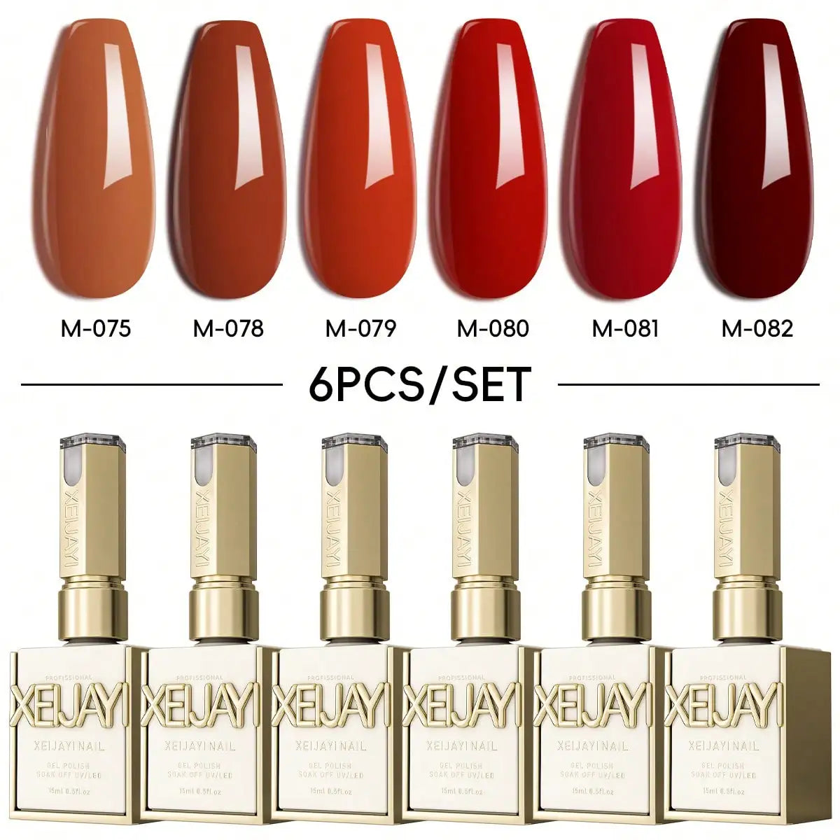 6-Color Gel Nail Polish Set, UV LED Soaking Nail Gel, Semi-Permanent, DIY Salon Quality Nail Art Gel For Spring And Summer