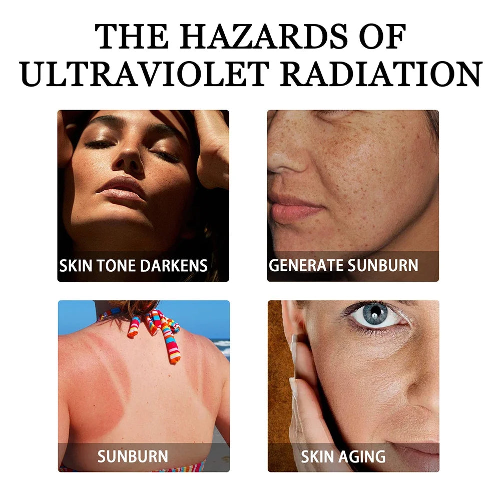 50g Sunscreen SPF100 Whitening Sun Cream for Face Body Oil-control Bleaching Face Moisturizer Sunblock Skin Protective Cream