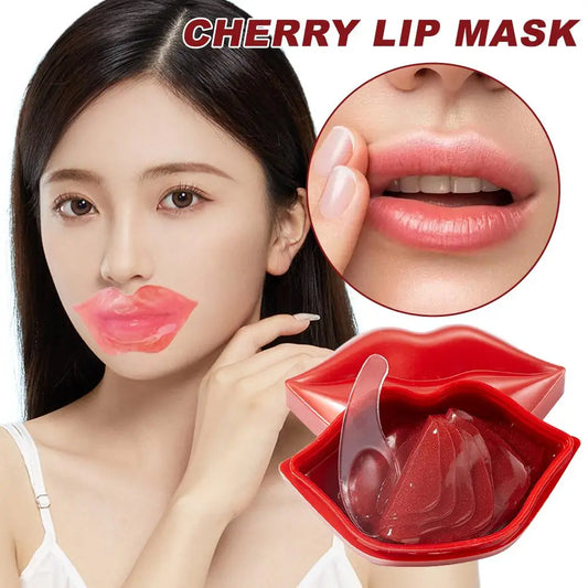 20pcs Fruit Vitamin C Moisturizing Lip Mask Reducing Lip Wrinkles Repair Lip Patches Nourishing Lips Plumper Recreate Sexy Lips